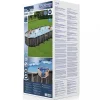 Bestway pool ovan mark 7,3x3,6m - 1,2m djup | Power Steel Oval (5611T)