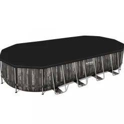 Bestway pool ovan mark 7,3x3,6m - 1,2m djup | Power Steel Oval (5611T)