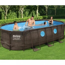 Bestway pool ovan mark 5,5x2,7m | Power Steel Swim Vista II (56716)