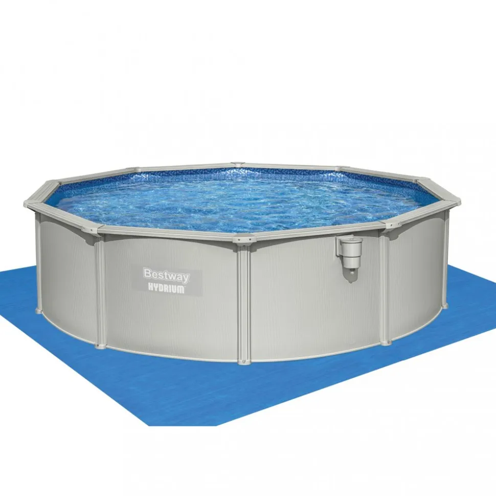 Bestway stålväggspool Ø4,6m - 1,2m djup | Hydrium (56384)
