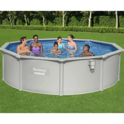 Bestway stålväggspool Ø4,6m - 1,2m djup | Hydrium (56384)
