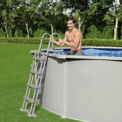 Bestway stålväggspool Ø4,6m - 1,2m djup | Hydrium (56384)