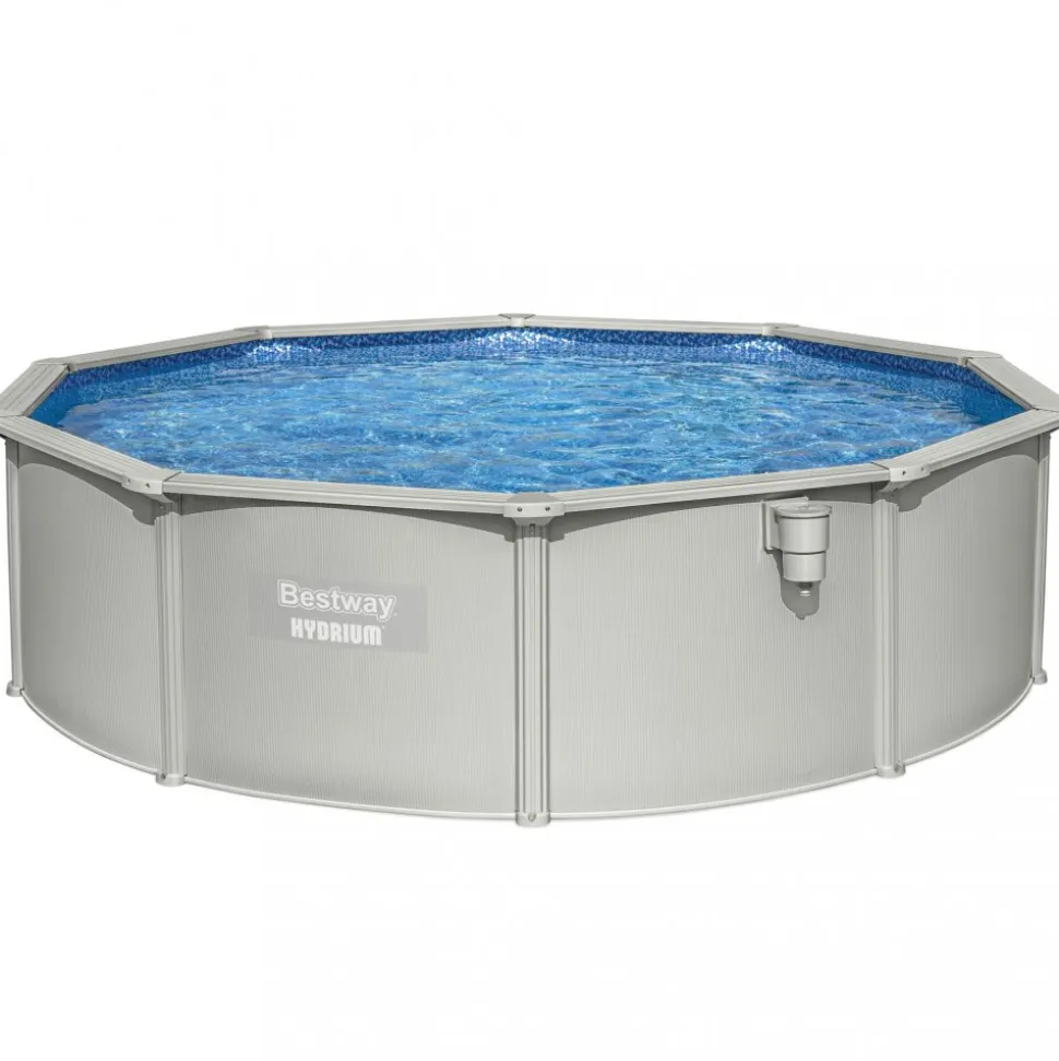 Bestway stålväggspool Ø4,6m - 1,2m djup | Hydrium (56384)