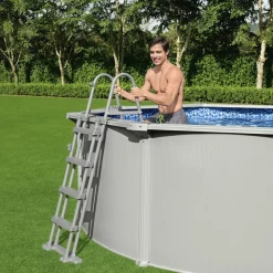 Bestway stålväggspool Ø3m - 1,2m djup | Hydrium Mosaik (56566)