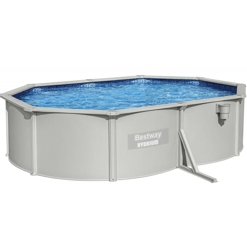 Bestway Stålväggspool Oval 5x3,6 m Hydrium (56586)