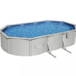 Bestway stålväggspool 6,1x3,6m - 1,2m djup | Hydrium Pool set (56369)