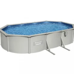Bestway stålväggspool 6,1x3,6m - 1,2m djup | Hydrium Pool set (56369)