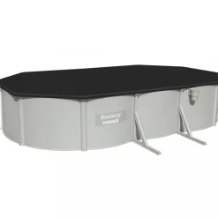 Bestway stålväggspool 6,1x3,6m - 1,2m djup | Hydrium Pool set (56369)