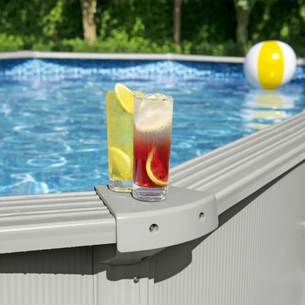Bestway stålväggspool 6,1x3,6m - 1,2m djup | Hydrium Pool set (56369)