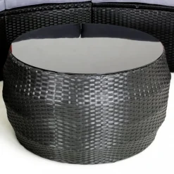 Bordsglas till utemöbler 74cm Rund