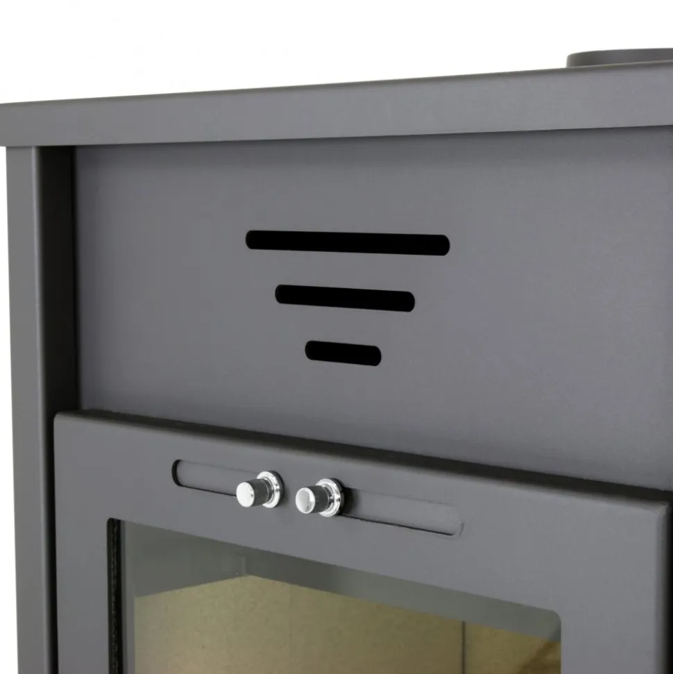 Braskamin 15kW | Verkningsgrad 77% | Laitila