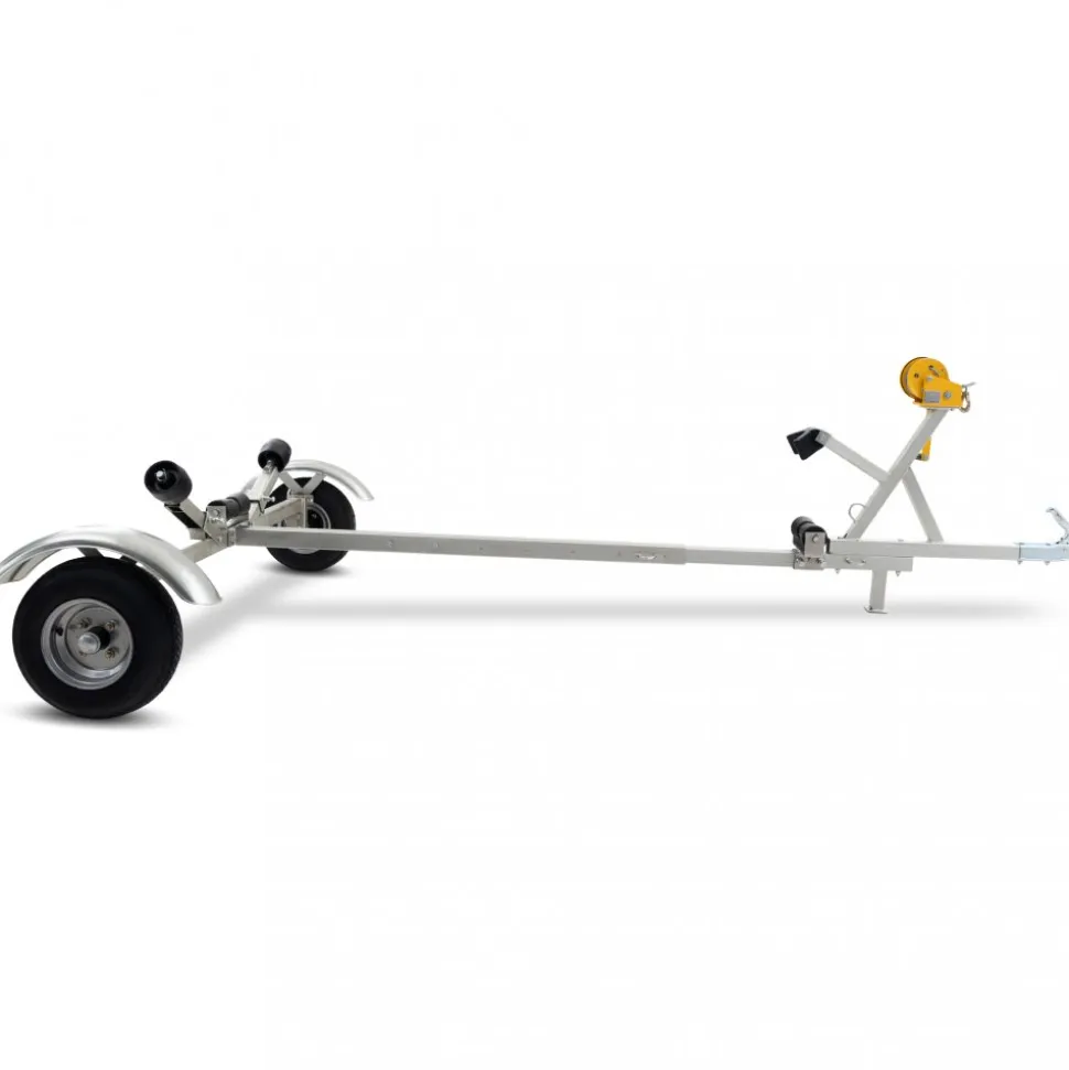 Båttrailer med vinsch | Maxlast 380kg | 400x183cm