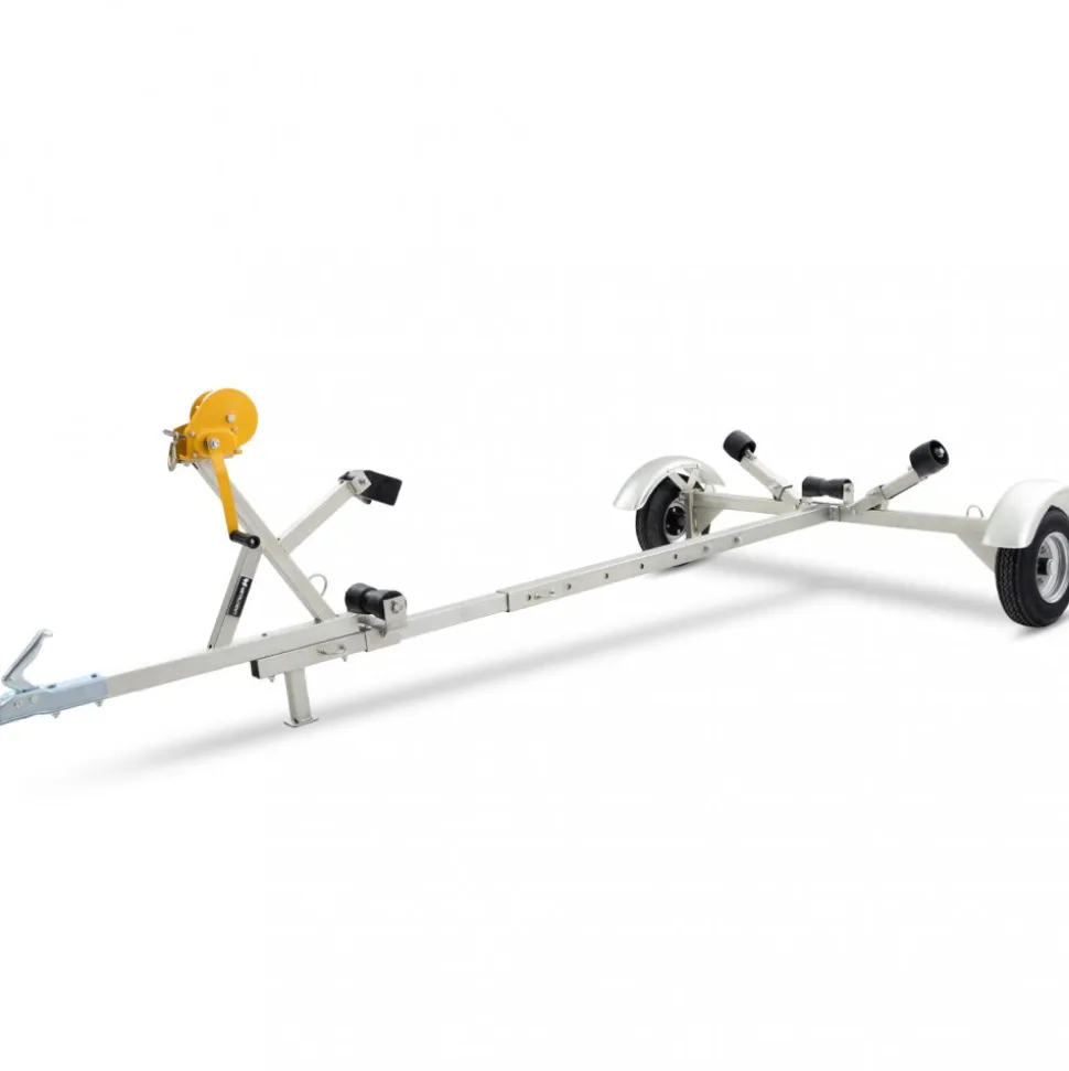 Båttrailer med vinsch | Maxlast 380kg | 400x183cm