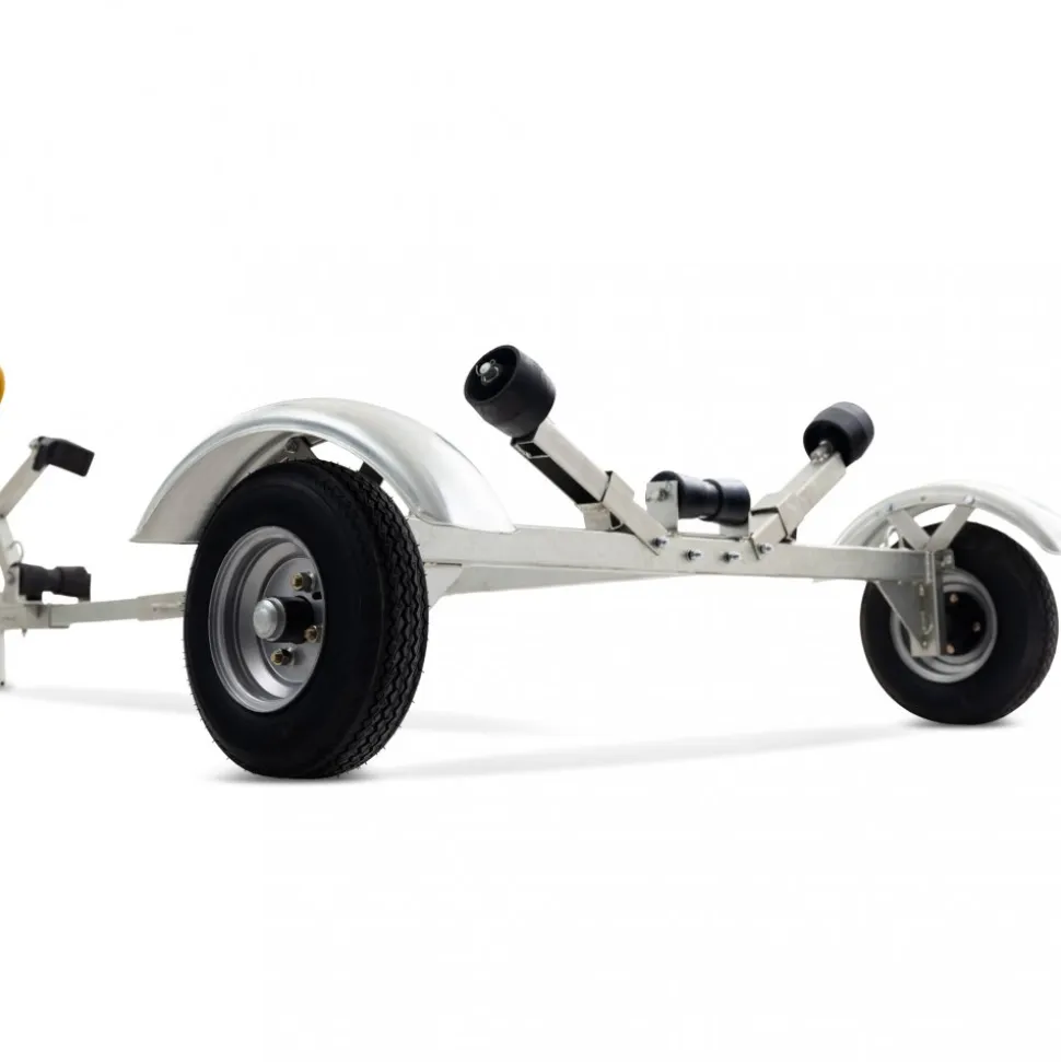 Båttrailer med vinsch | Maxlast 380kg | 400x183cm