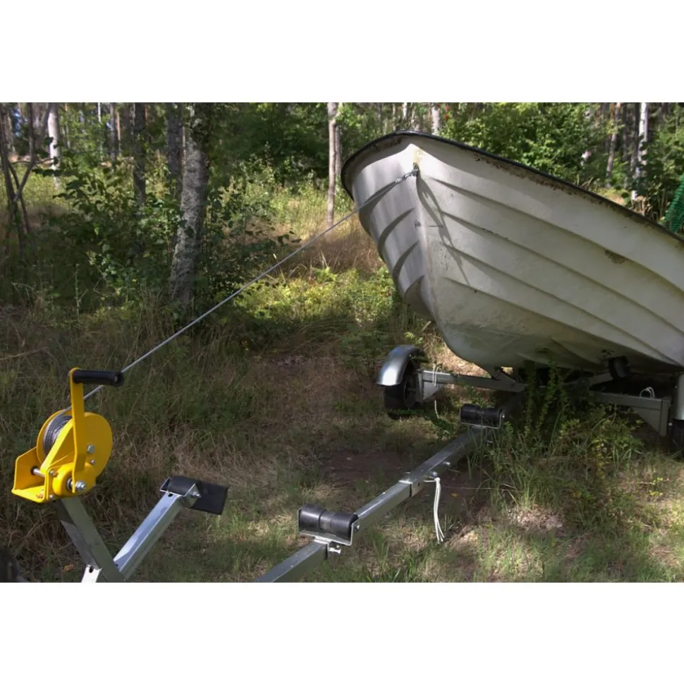 Båttrailer med vinsch | Maxlast 540kg | 469x180cm