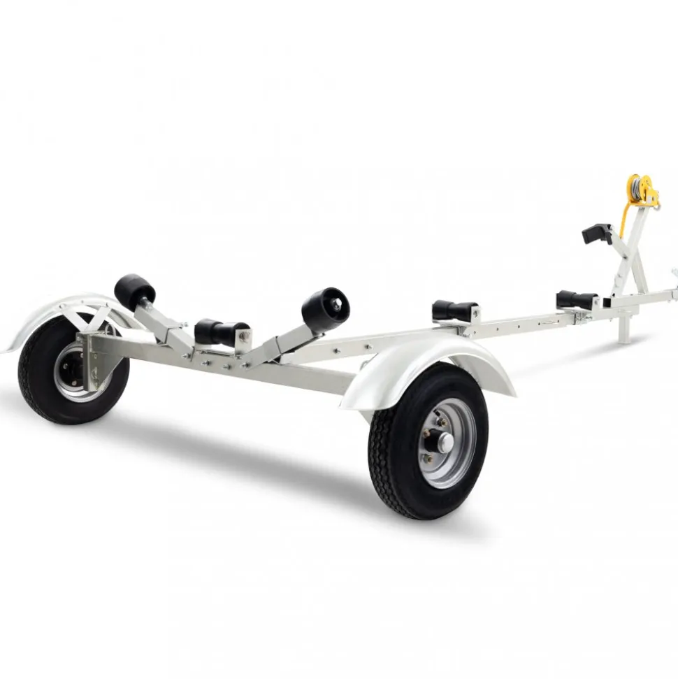 Båttrailer med vinsch | Maxlast 540kg | 469x180cm