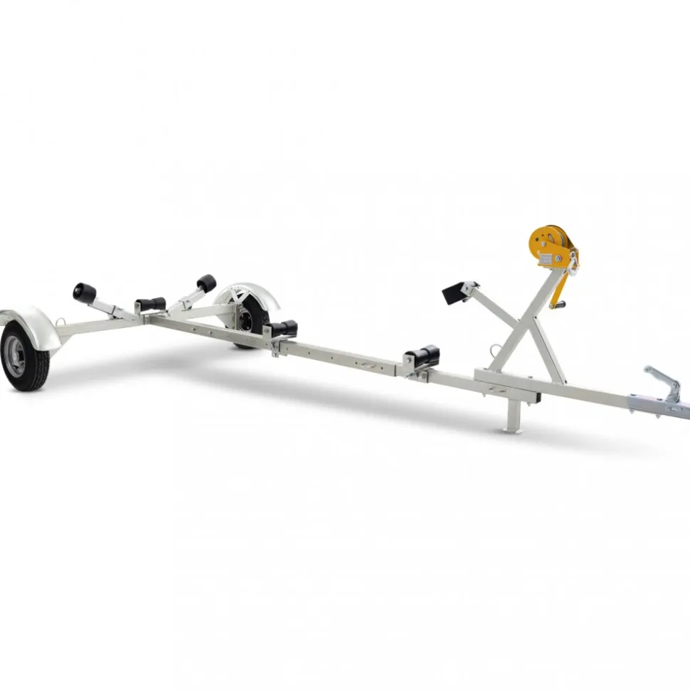 Båttrailer med vinsch | Maxlast 540kg | 469x180cm