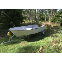 Båttrailer med vinsch | Maxlast 540kg | 469x180cm