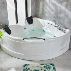 Bubbelbadkar för 2 personer 150x150cm | Högkvalitetsakryl | BK-005