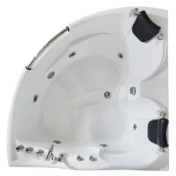 Bubbelbadkar för 2 personer 150x150cm | Högkvalitetsakryl | BK-005