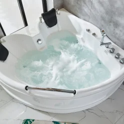 Bubbelbadkar för 2 personer 150x150cm | Högkvalitetsakryl | BK-005
