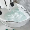 Bubbelbadkar för två med värmare | 150x150cm | BK-005V