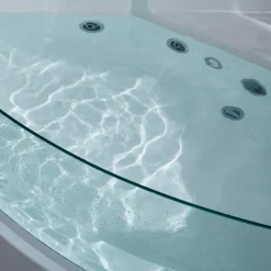 Bubbelbadkar hörn med underhållsvärme | 150x150cm | BK-058