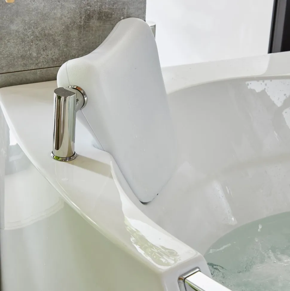 Bubbelbadkar med glasfront & värmare 140x140cm | BK-006V