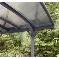 Carport 17 m² | 570 x 303 cm | Aluminiumram med kanalplasttak | Hållbar design