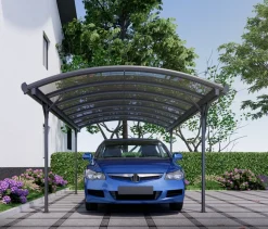 Carport 15 m² | 505 x 303 cm | Singelbilsparkering | Modern & elegant skyddslösning