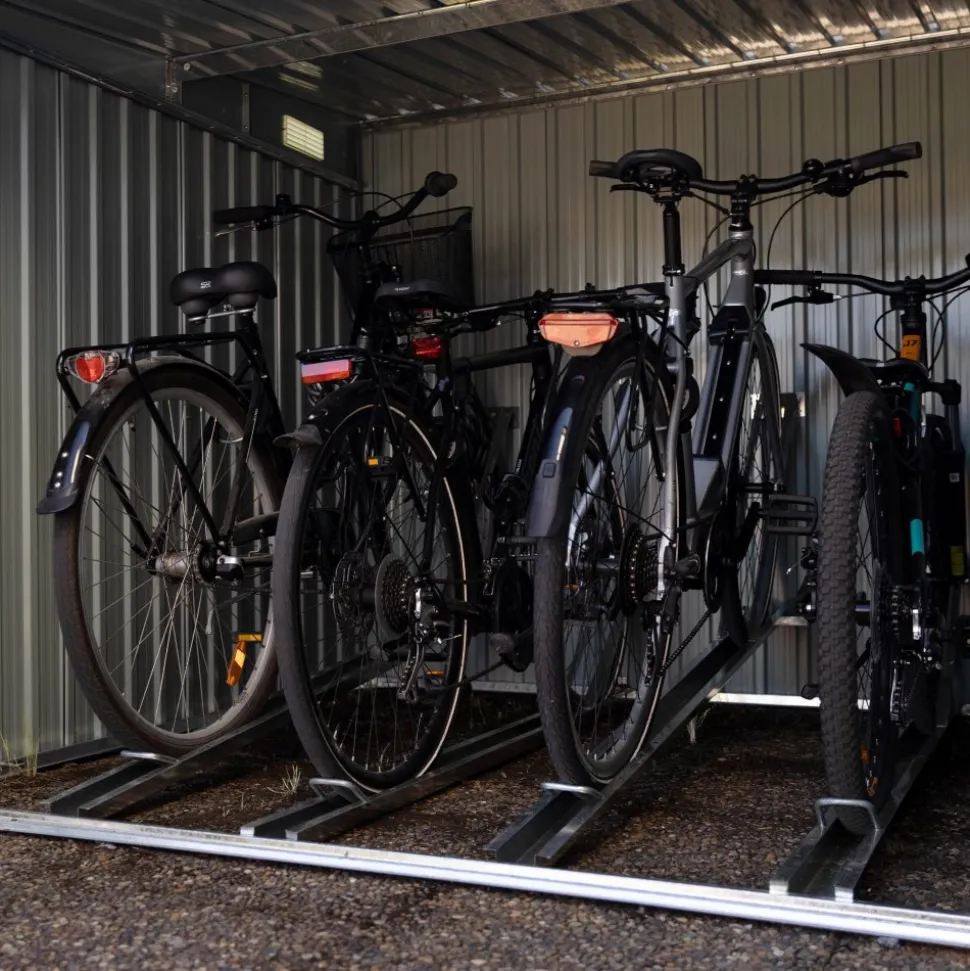 Cykelförråd 4,2m² | 4 cyklar | Låsbart för utomhusbruk