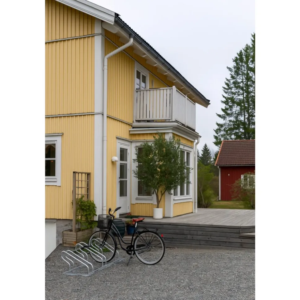 Cykelställ för tre cyklar | Ensidig | Galvaniserad | Lyfco