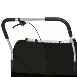 Cykelvagn/barnvagn 2-i-1 | 2 säten | Lastkapacitet 40kg | Hopfällbar