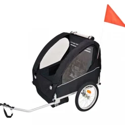 Cykelvagn med 2 säten | Lastkapacitet 40kg | Hopfällbar