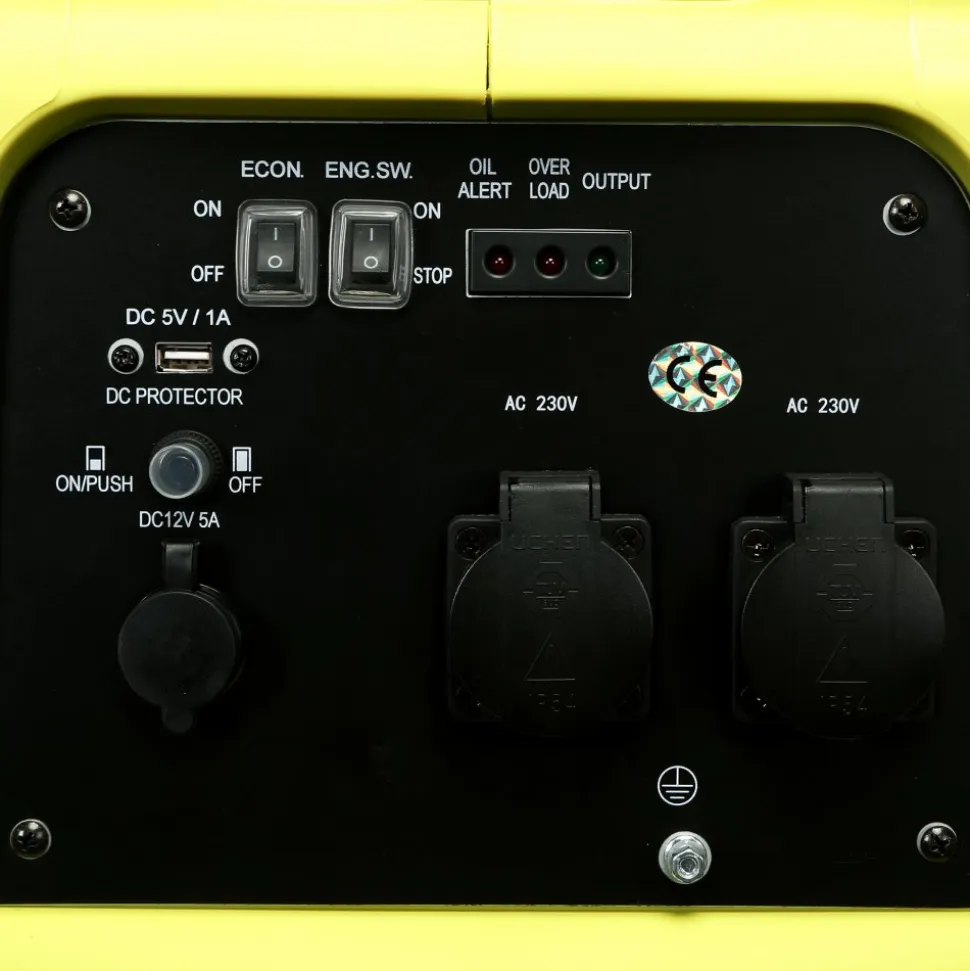 Digitalt elverk för krissituationer | 4000W | Portabel med USB-port | Metalcraft