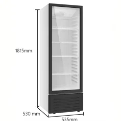 Displaykyl 262L | Energieffektiv & låsbar dryckeskyl | LED-belysning