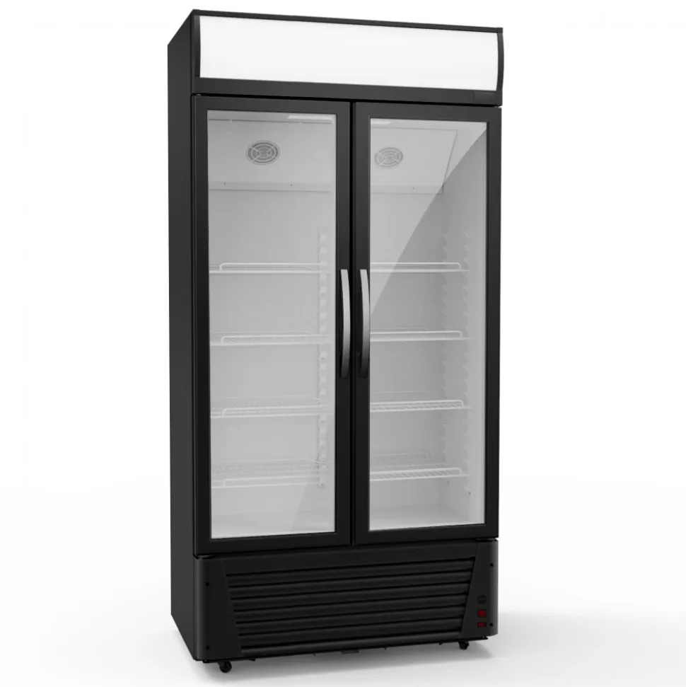 Displaykyl 618L | Energieffektiv & låsbar dryckeskyl | 100x61x195 cm