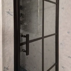 Duschdörr i industridesign | Nanobehandlad | 6mm säkerhetsglas