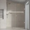 Duschhörna/duschväggar 80x80x210cm | Klarglas med kromdetaljer | Avery