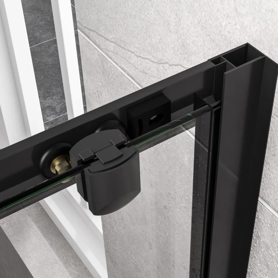Duschhörna med skjutdörrar | 6mm säkerhetsglas | Modern design