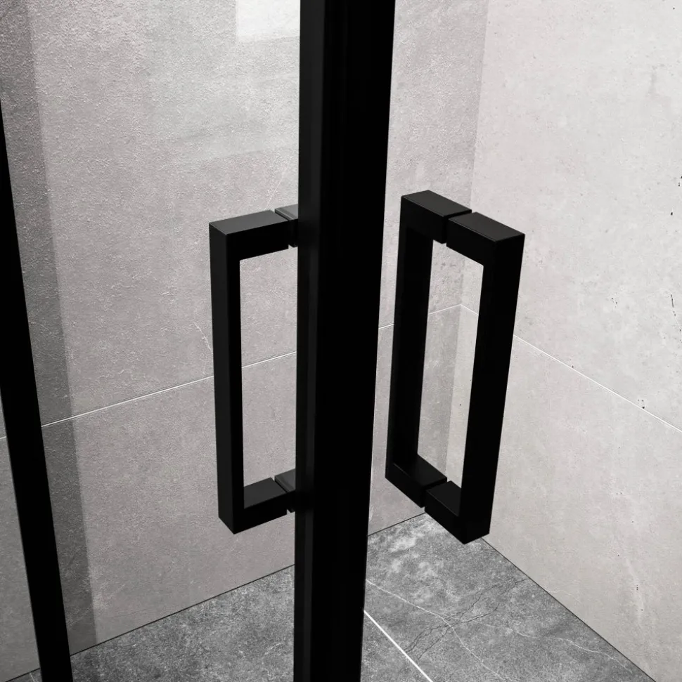 Duschhörna med skjutdörrar | 6mm säkerhetsglas | Modern design