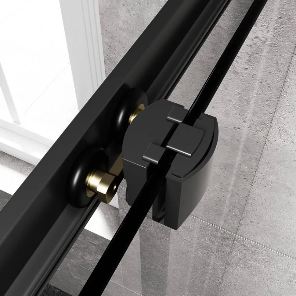 Duschhörna med skjutdörrar | 6mm säkerhetsglas | Modern design