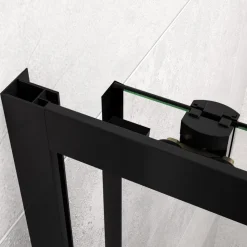 Duschhörna med skjutdörrar | 6mm säkerhetsglas | Modern design