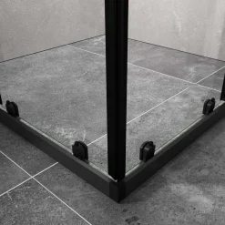 Duschhörna med skjutdörrar | 6mm säkerhetsglas | Modern design