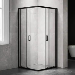 Duschhörna med skjutdörrar | 6mm säkerhetsglas | Modern design
