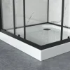Duschkabin med svart ram | Aluminium och 6mm säkerhetsglas | Sara