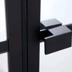 Duschväggar med svarta profiler | 8mm säkerhetsglas