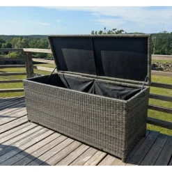Dynbox i konstrotting | 420L | Grå | 134x54x59cm