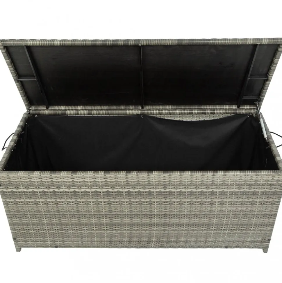 Dynbox i konstrotting | 420L | Grå | 134x54x59cm