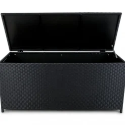 Dynbox i konstrotting till utemöbler | 420L | Svart